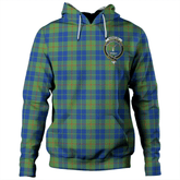 Clan Barclay Hunting Ancient Tartan Hoodie Crest OVJKXPZJ-1 Barclay Hunting Ancient Tartan Hoodies